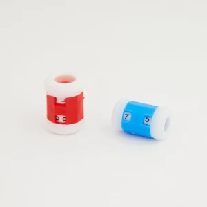 cuentavueltas knitpro rojo y azul