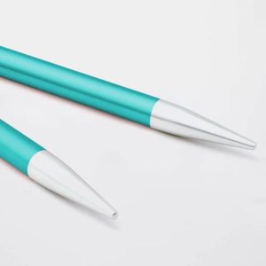 agujas circulares intercambiables knitpro zing verde agua 8 resultado