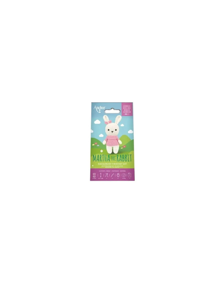 kit de ganchillo amigurumi anchor martha the rabbit – crea tu adorable conejita kit de ganchillo amigurumi anchor martha the rabbit – crea tu adorable conejita