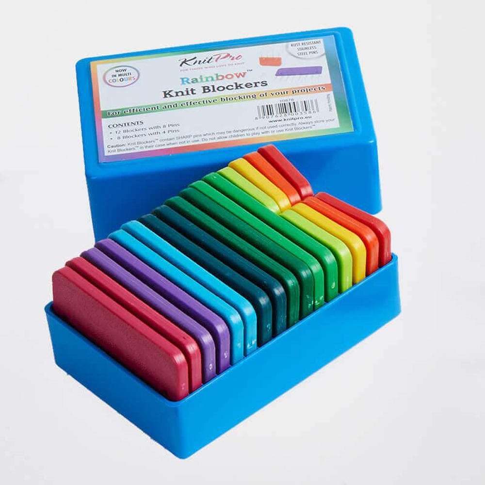 bloqueadores de punto knitpro rainbow (20 uds) bloqueadores de punto knitpro rainbow (20 uds)