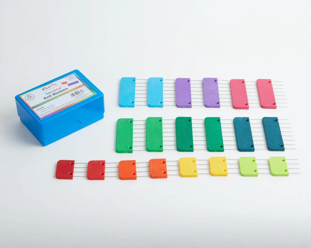bloqueadores de punto knitpro rainbow (20 uds) bloqueadores de punto knitpro rainbow (20 uds)