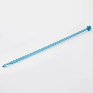gancho tunecino tradicional knitpro 30 cm 5.50 mm azul mar resultado 1