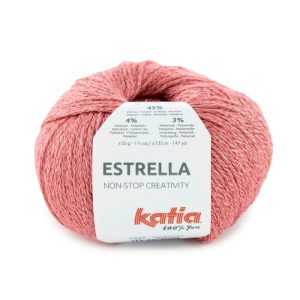 hilo fantasía estrella katia brillo sedoso, viscosa y algodón