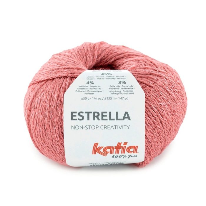 hilo fantasía estrella katia brillo sedoso, viscosa y algodón hilo fantasía estrella katia brillo sedoso, viscosa y algodón