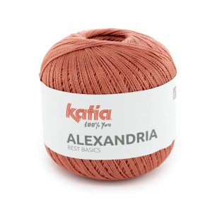 lana hilo alexandria katia sonarestejer algodon peinado gaseado y mercerizado primavera verano chal begonia 44