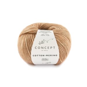 lana hilo tejer cotton merino algodon extrafine katia otono invierno marron senales 138