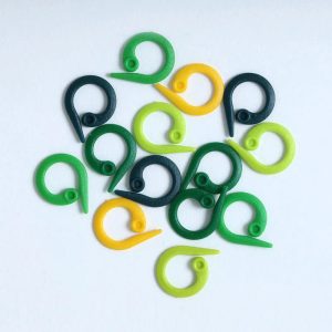 marcadores de anillos divididos, espiral, knitpro mio (30 uds)