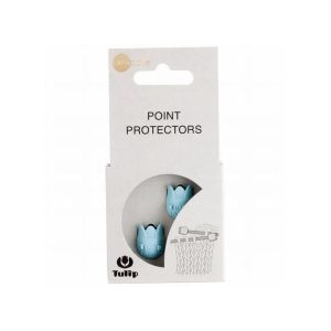 protectores de puntas tulip pequeño azul (2 unidades) – encanto japones para tus agujas