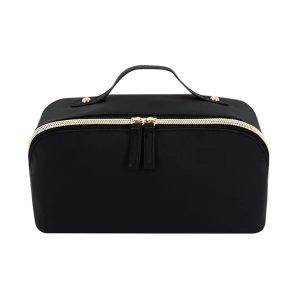 estuche brinix ganchos agujas circulares accesorios cremallera negro resultado