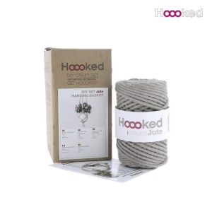 kit macrame jute hooked gris resultado