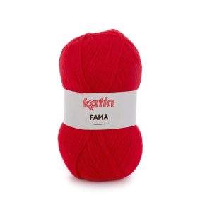 lana hilo fama katia tejer acrilico rojo otono invierno 810