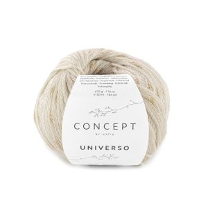 lana hilo tejer universo katia viscosa poliester poliamida beige oro primavera verano 51