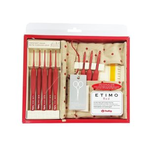 set estuche ganchillos ganchos crochet ergonomicos tulip etimo red softgrip soniarestejer resultado